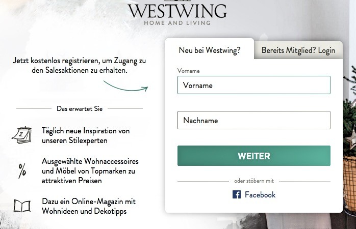 westwing-anmeldung